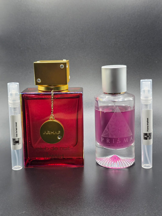 Head Turner Set | Club de Nuit Untold & Prisma Amethyst (2×5ml Decants)